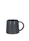 Serenity by Mikasa Ceramic 440ml Mug, Slate Grey