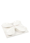 Mikasa Set of 4 Large Spoons & Platter, White