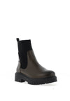 Millie & Co. Cleo Ribbed Panel Boots, Khaki