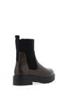 Millie & Co. Cleo Ribbed Panel Boots, Khaki