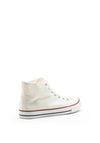 Millie & Co Canvas High Top Trainers, White