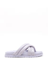 Millie & Co. Padded Strap Slider Sandals, Lilac