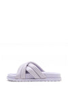 Millie & Co. Padded Strap Slider Sandals, Lilac