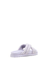 Millie & Co. Padded Strap Slider Sandals, Lilac