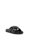 Millie & Co. Padded Strap Slider Sandals, Black