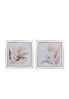 Mindy Brownes Set of 2 Tropical Floral Framed Prints, Pink