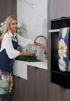 Mindy Brownes Natures Bloom Double Oven Glove, Navy Multi