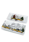 Mindy Brownes Christmas in NYC Set of 2 Platters