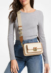 MICHAEL Micheal Kors Bradshaw Crossbody Bag, Cream & Tan