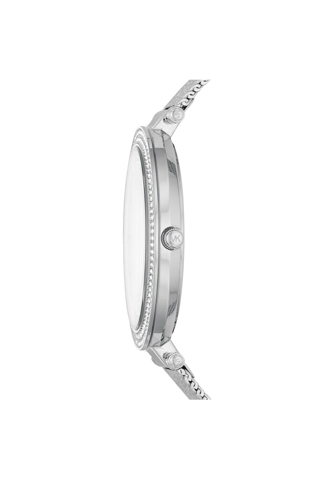 Michael Kors Darci Oversized Women’s Silver Mesh Strap, Silver