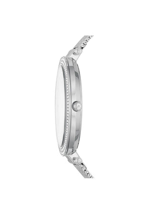Michael Kors Darci Oversized Women’s Silver Mesh Strap, Silver