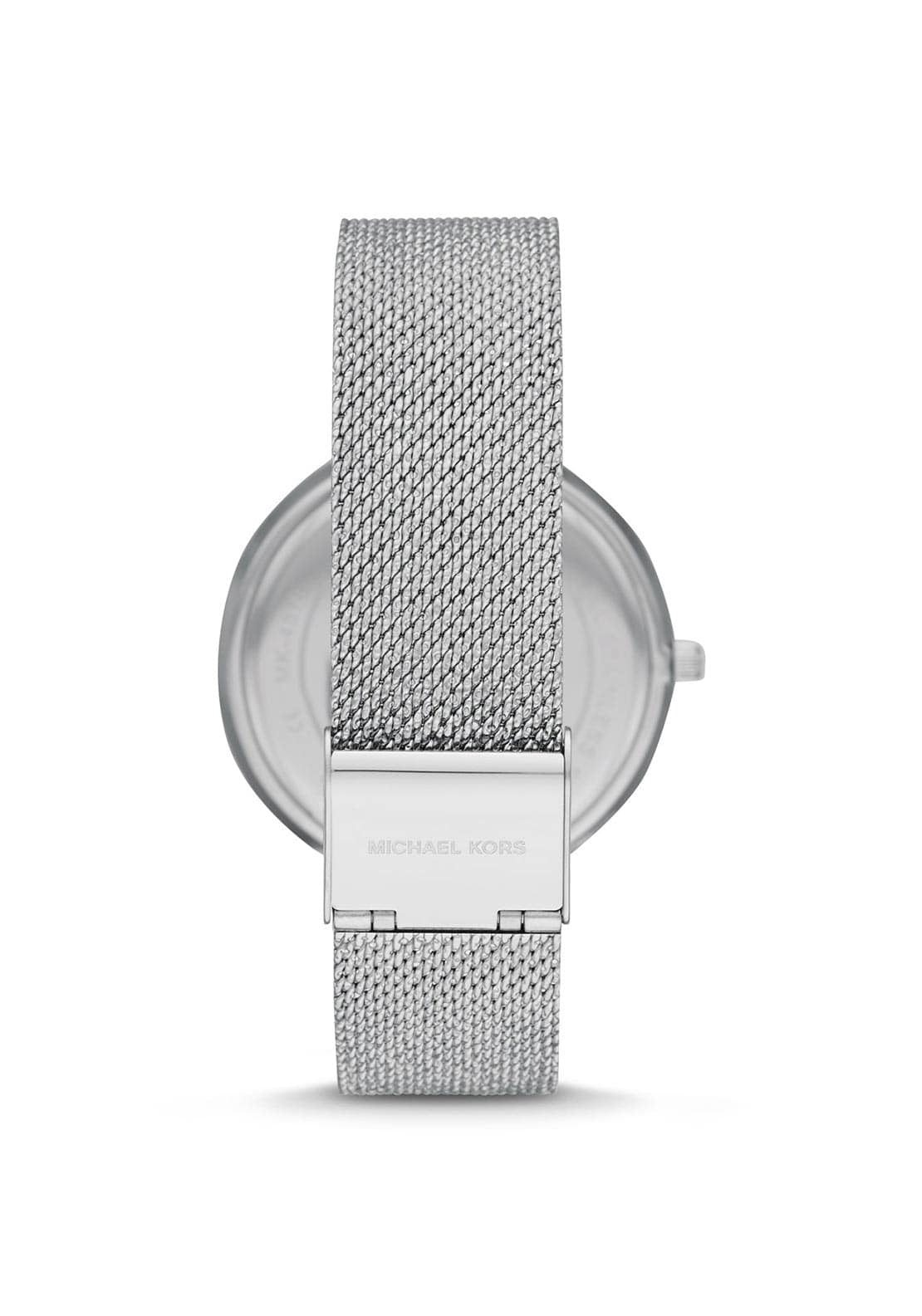 Michael Kors Darci Oversized Women’s Silver Mesh Strap, Silver
