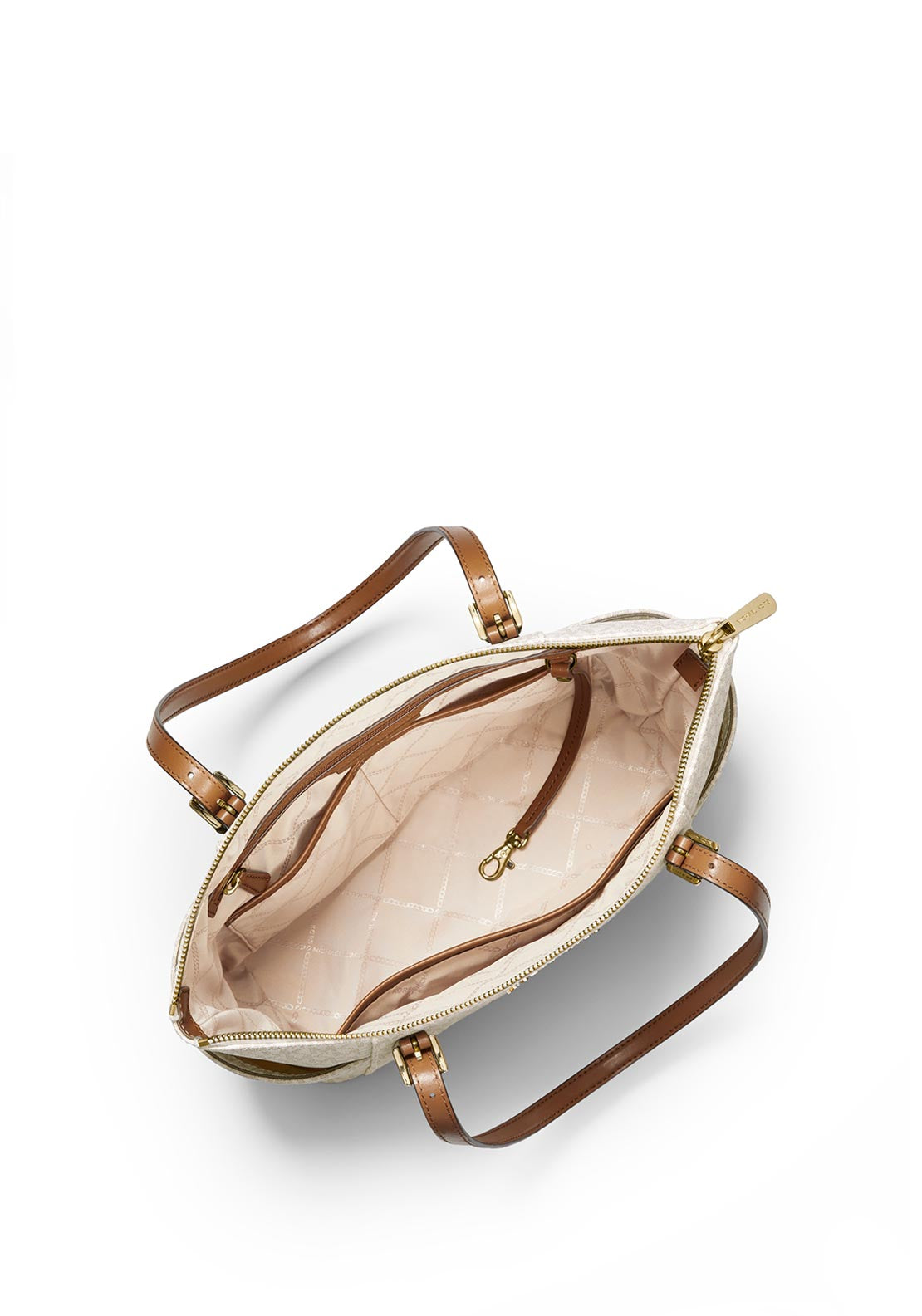 MICHAEL Michael Kors Jet Set Logo Large Tote Bag, Vanilla