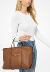 MICHAEL Michael Kors Beck Large Leather Tote, Brown