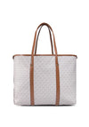 MICHAEL Michael Kors Beck Large Logo Print Tote, Vanilla & Acorn