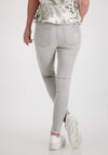 Monari Slim Leg Rhinestone Jeans, Light Grey