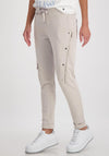 Monari Button & Zip Detail Joggers, Beige