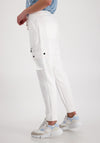 Monari Cargo Style Joggers, White