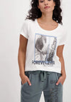 Monari Forever & Ever Graphic T-shirt, White Multi