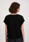 Monari Glam Straight T-Shirt, Black