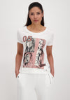 Monari Collage Model Print Graphic T-Shirt, White Multi