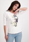 Monari Collage Print T-Shirt, White Multi