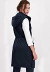 Monari Multi Pocket Long Gilet, Navy