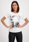 Monari Cowgirl Print T-Shirt, White Multi