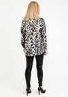 Monari Animal Print Button Blouse, Multi