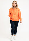 Monari Cowl Neck Sporty Sweater, Orange