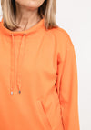 Monari Cowl Neck Sporty Sweater, Orange