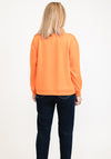 Monari Cowl Neck Sporty Sweater, Orange