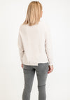 Monari Asymmetrical Knit Pullover, Beige