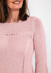 Monari Knitted Jumper, Blossom Pink
