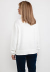 Monari Raised Wording Jumper, Off White