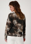 Monari Rhinestone Tiger Sweater, Brown