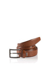 Monti Dublin Mens Leather Belt, Brown