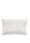 Morris & Co Pure Bachelors Button Clipped Oxford Pillowcase, White