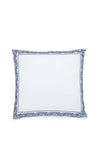 Morris & Co Acanthus Embroidered Square Pillowcase, Woad