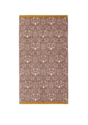 Morris & Co Crown Imperial Bath Sheet, Mulberry