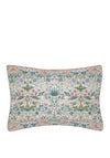 Morris & Co Strawberry Thief Oxford Pillowcase, Cochineal Pink