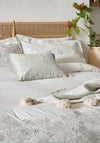 Morris & Co Pure Strawberry Embroidered Duvet Cover, Silver
