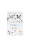 Mother’s Day Card For Mum 6x9, White & Gold