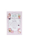 Mother’s Day Card For Mum 6x9, Pink Floral