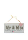 Widdop Celebrations Mr & Mrs Plaque