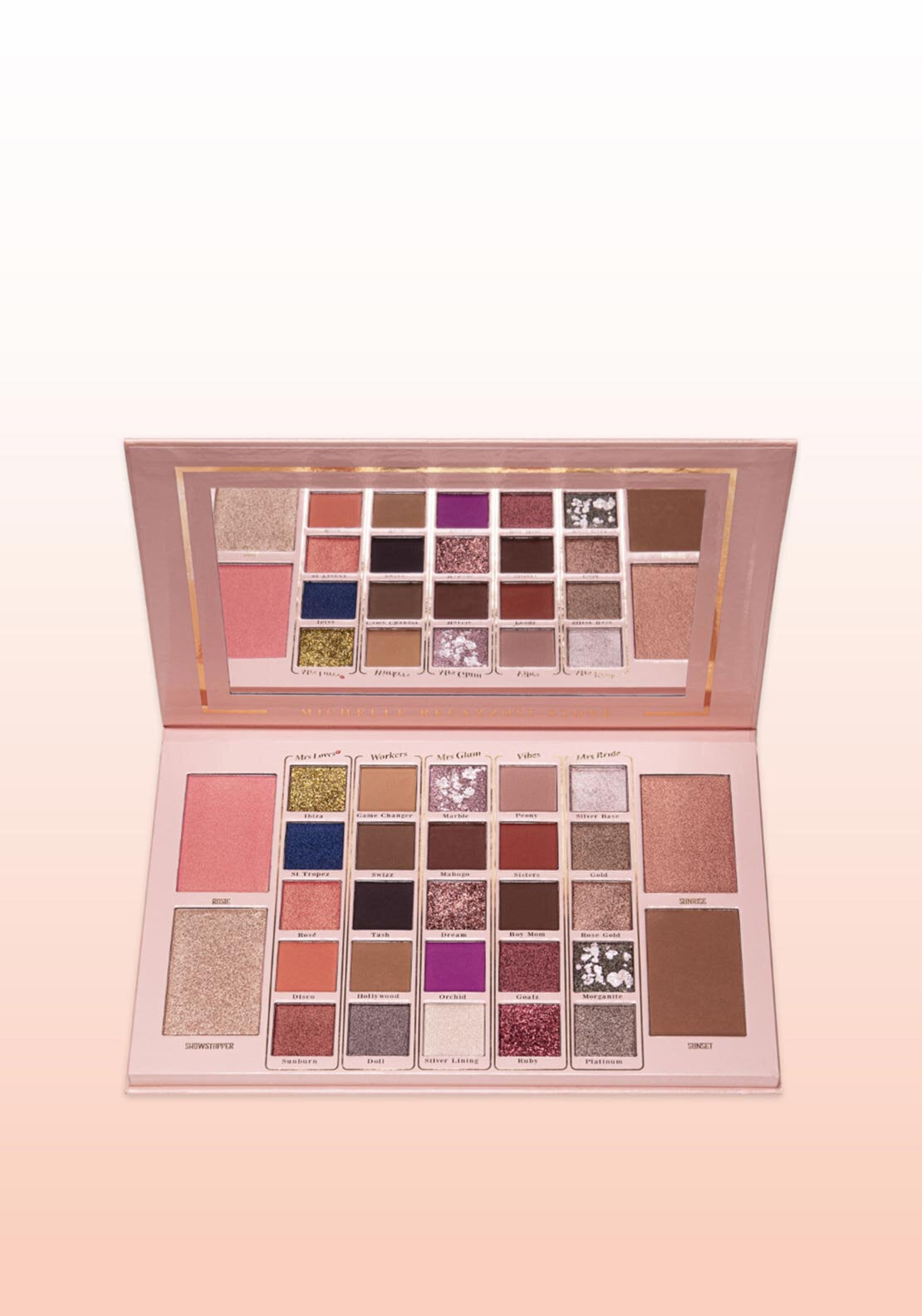 BPerfect Mrs Glam Palette and Peachy Elixir Bundle