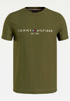 Tommy Hilfiger Chest Logo T-Shirt, Olivewood