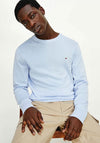 Tommy Hilfiger Organic Cotton Crew Neck Sweater, Sweet Blue