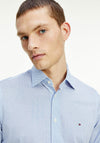 Tommy Hilfiger Printed Knitted Shirt, Blue & White