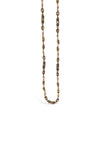 Absolute Champagne Bead Long Necklace, Rose Gold